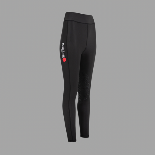 Black Knee Grip Riding Leggings