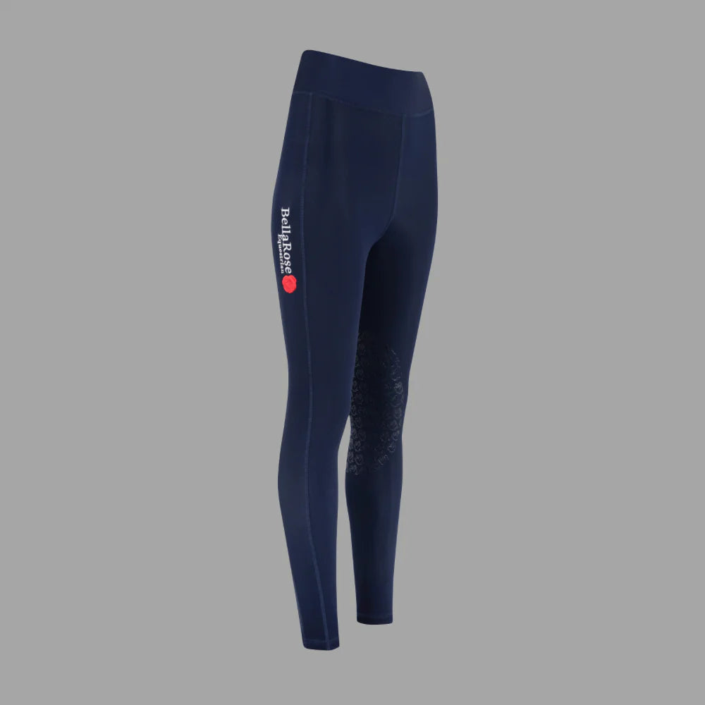 Junior Navy Fleece Lined Riding Leggings