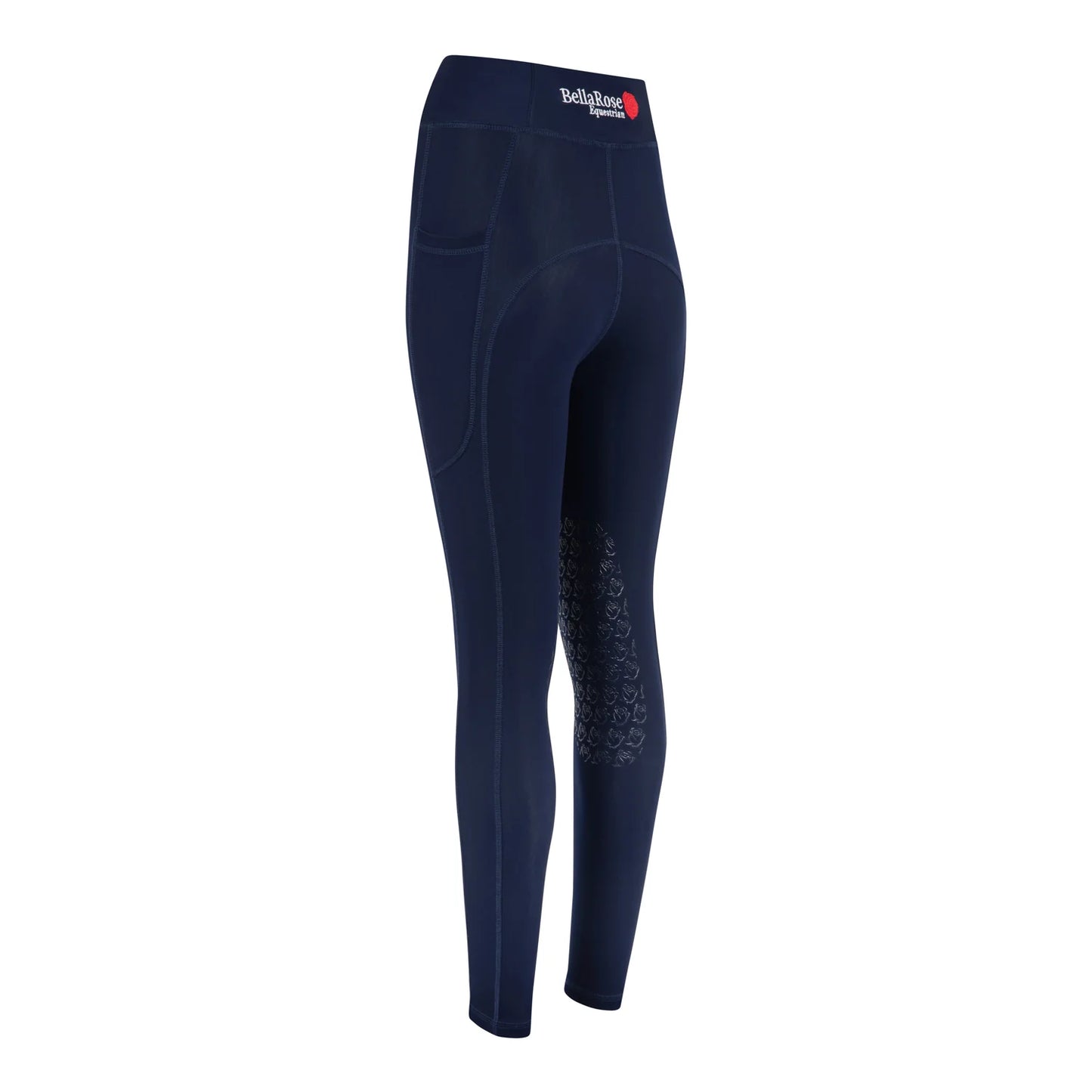 Junior Navy Fleece Lined Riding Leggings