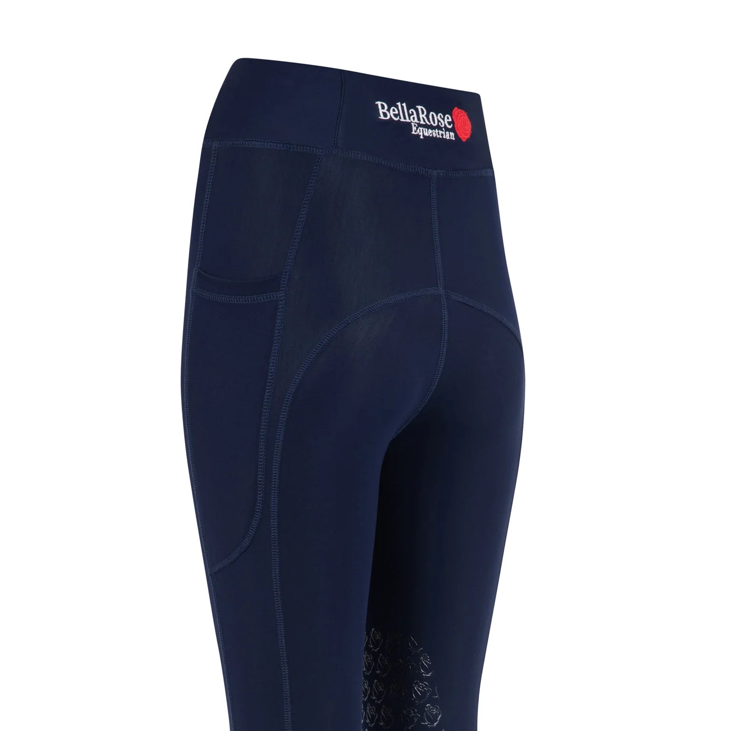 Junior Navy Fleece Lined Riding Leggings